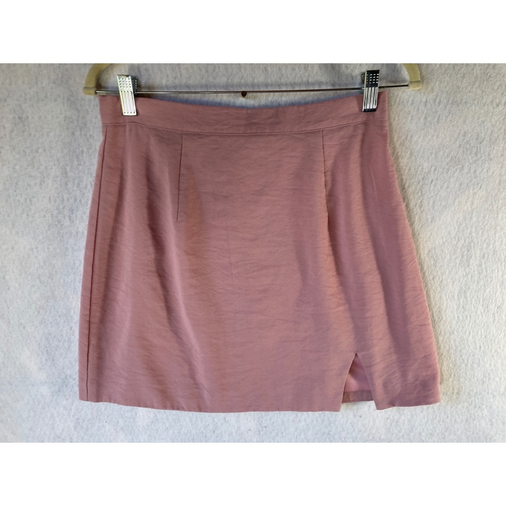 Princess Polly Lioness Lola Mini Skirt Side Slit Dusty Rose Size 8 US